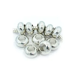 Ten (10) Charm Spacer For Snake Chain Charm Bracelet