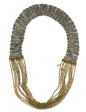 The Buxom Necklace in Faded Silver   Haze