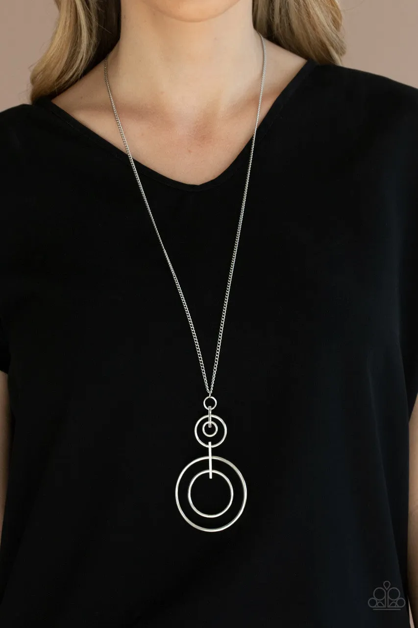 The Inner Workings Silver Paparazzi Necklace