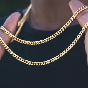 Thick Cuban chain Link Necklace