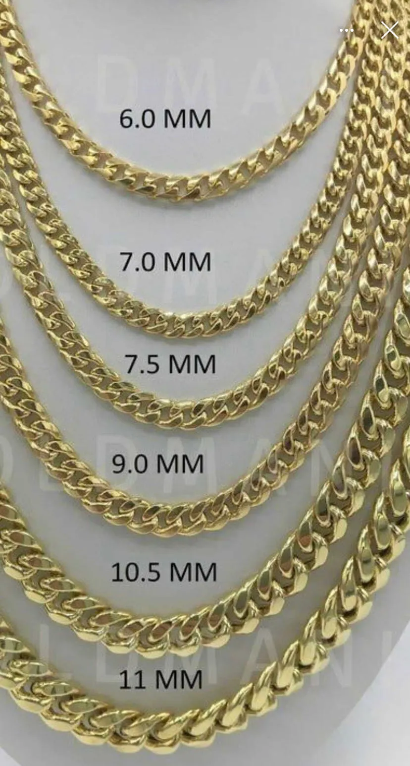 Thick Cuban chain Link Necklace