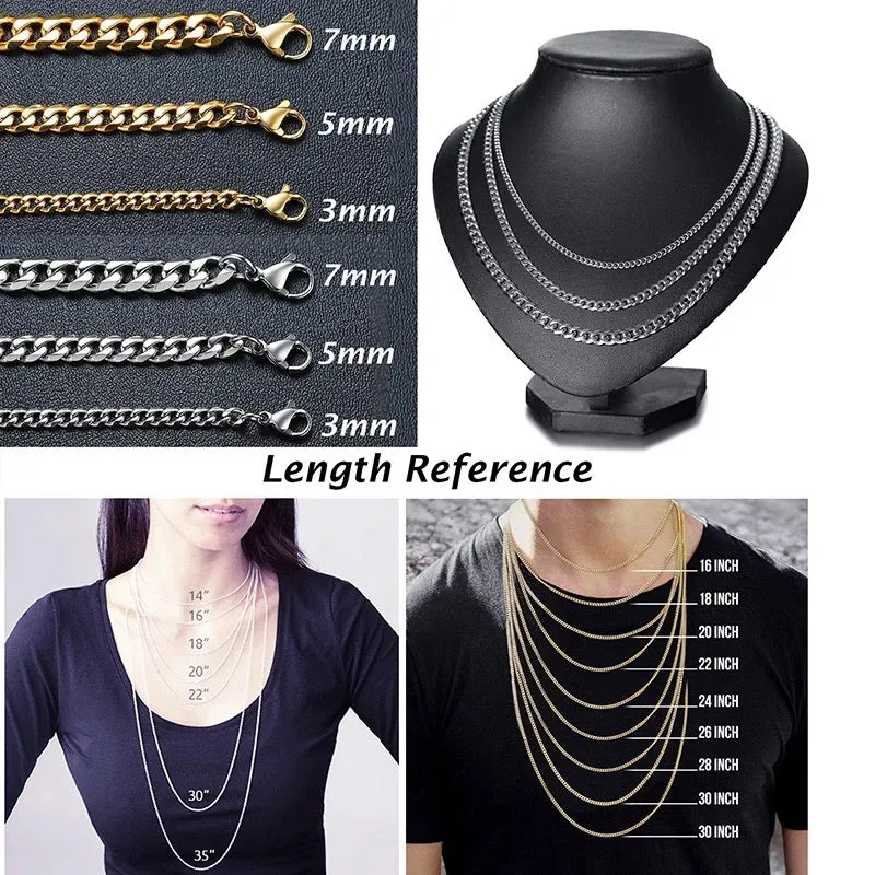 Thick Cuban chain Link Necklace