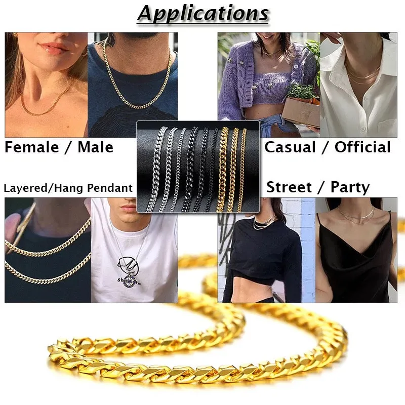 Thick Cuban chain Link Necklace