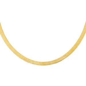 Thick Herringbone Necklace