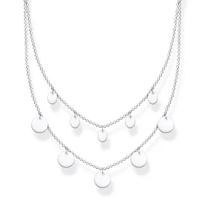 Thomas Sabo Necklace With Discs Silver