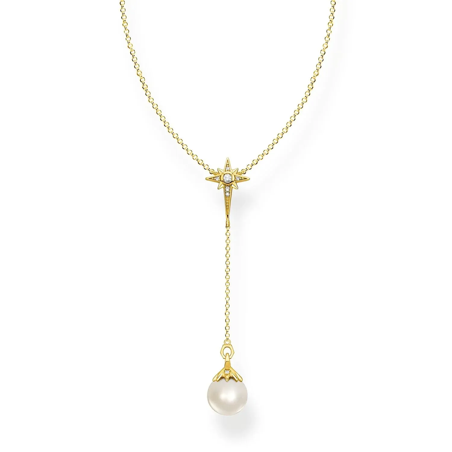 Thomas Sabo Pearl Star Necklace TKE1986Y
