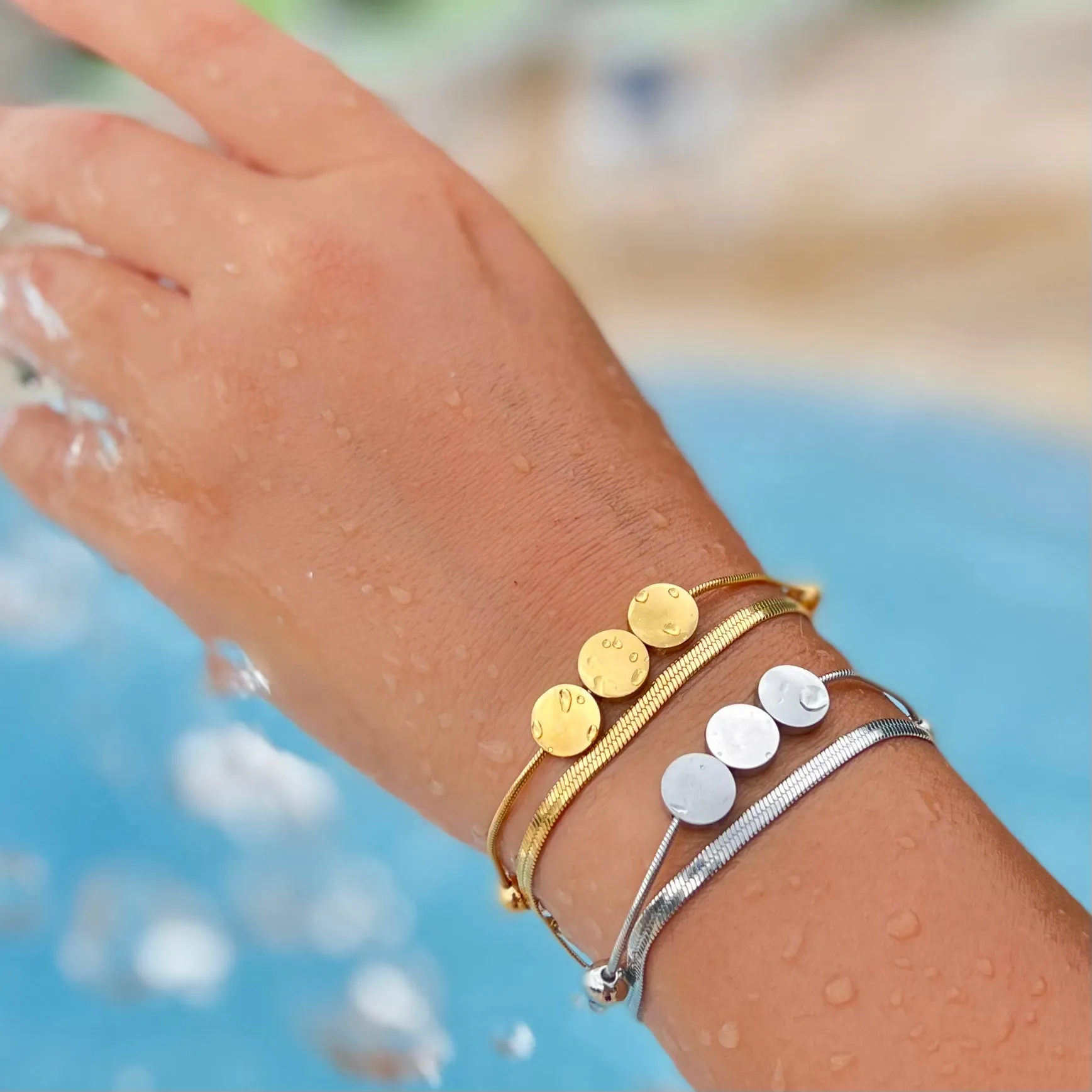 Three Points Silver Bracelet