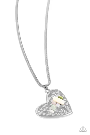 Tilted Trailblazer Green Necklace Paparazzi