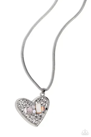 Tilted Trailblazer Pink Necklace Paparazzi