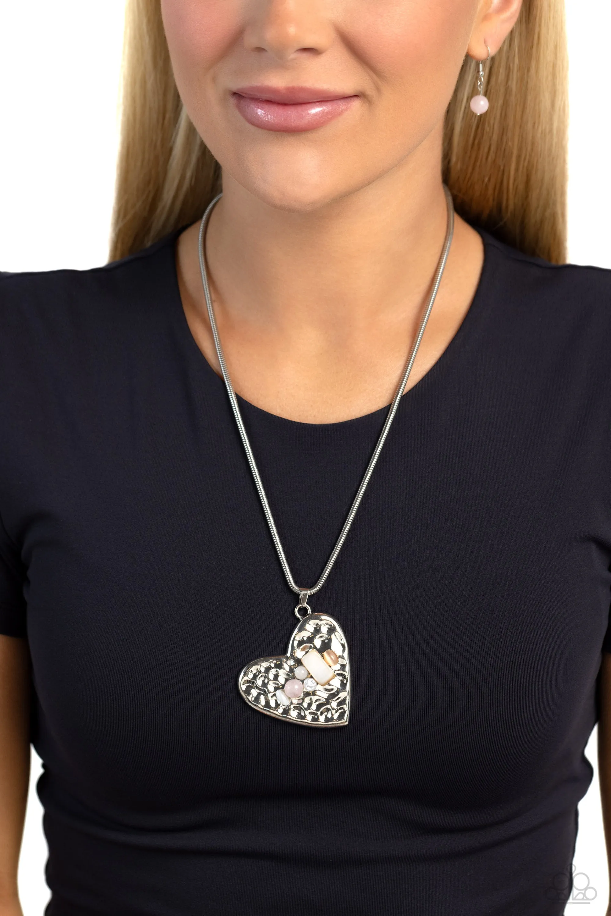 Tilted Trailblazer Pink Necklace Paparazzi