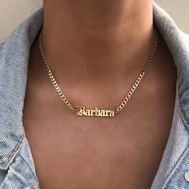 Times New Roman Necklace