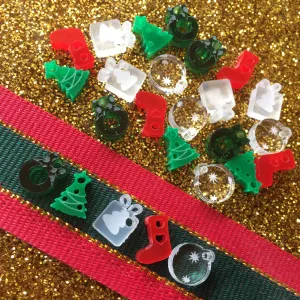 Tiny Christmas / 25 Pieces, 10-15mm