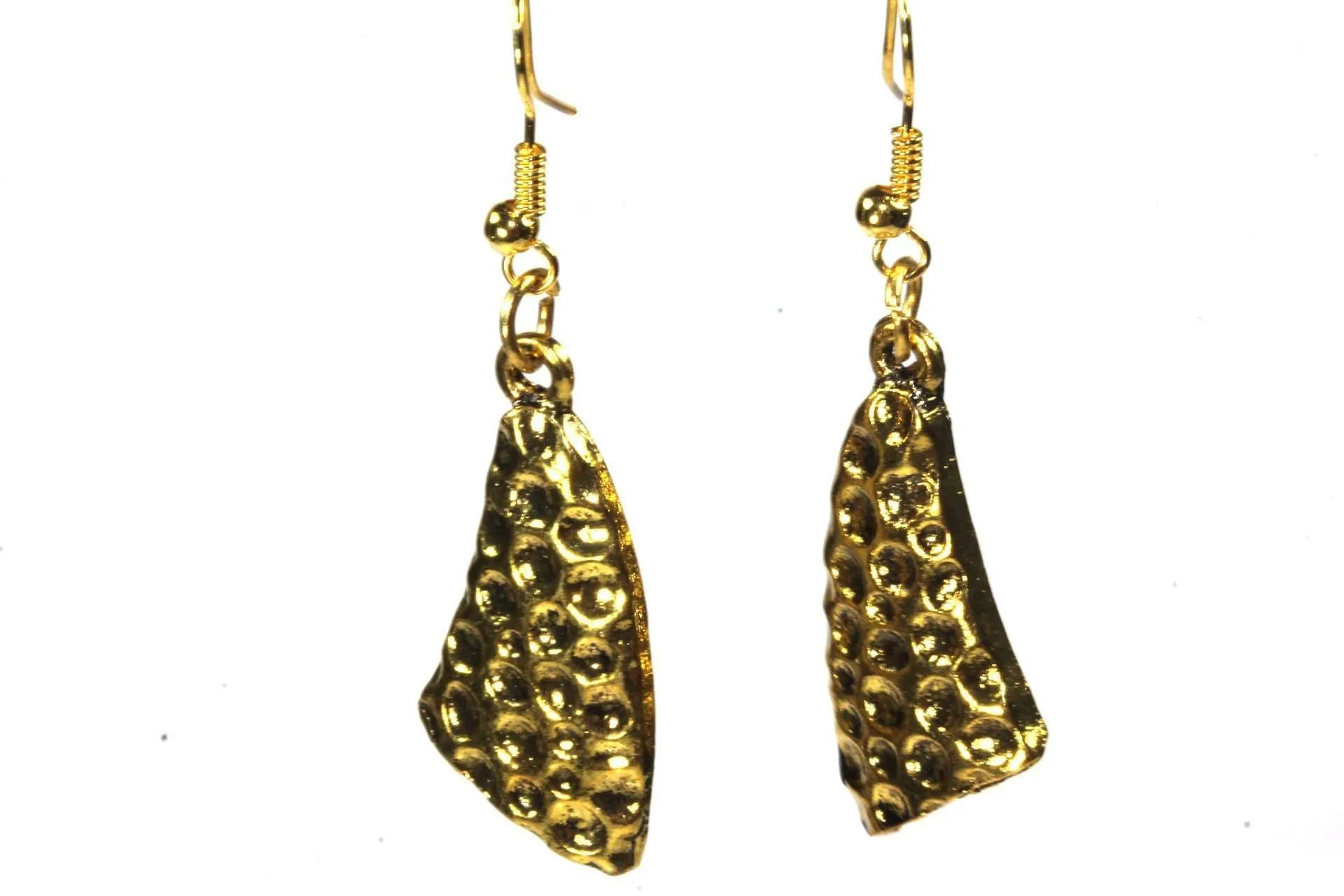 Tribal Horns Hammered Necklace & Earring Set