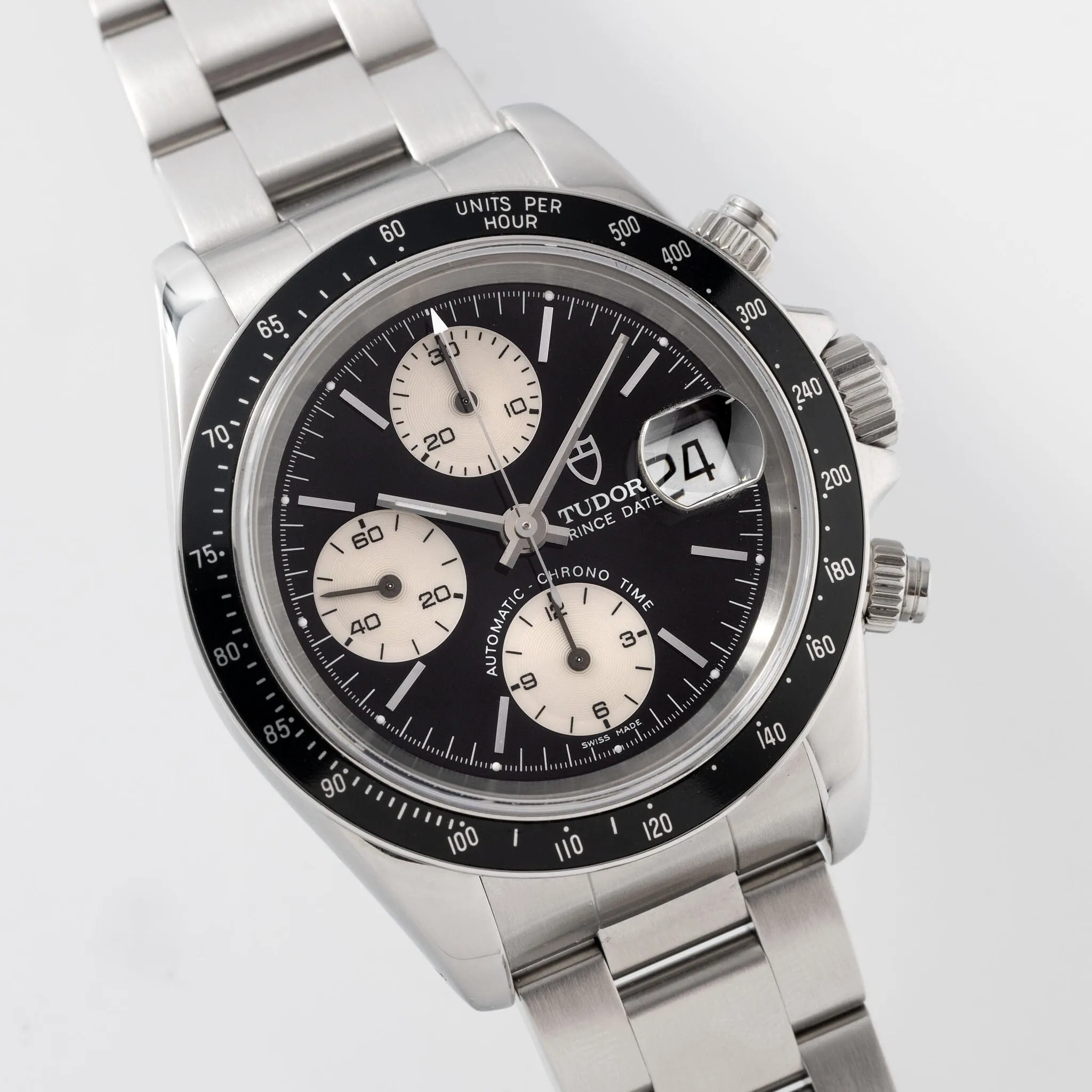 Tudor Prince Date Chronograph Black Dial 79260