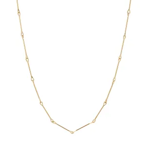 Tura Sugden 18k Needle Eye Chain Necklace - Medium Weight