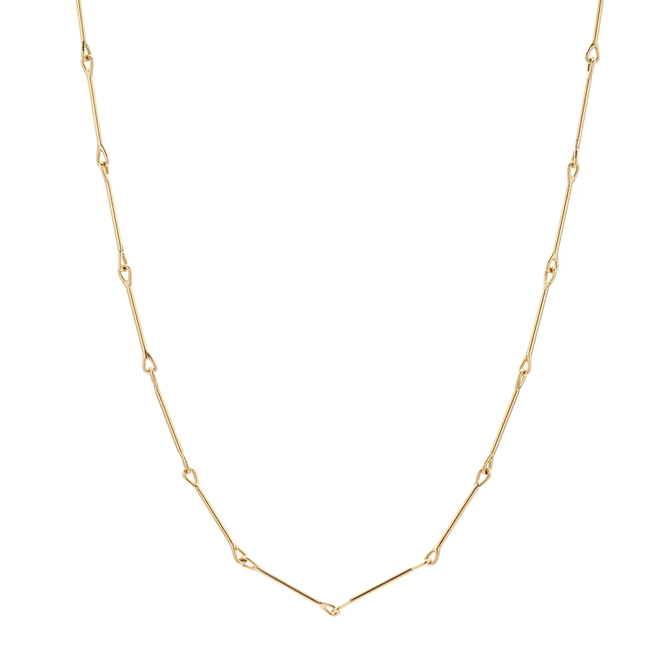 Tura Sugden 18k Needle Eye Chain Necklace - Medium Weight