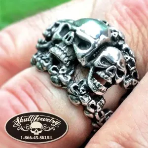 Unbroken Circle - Skull Ring (#497)