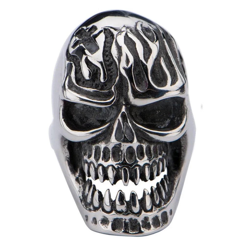 Under the Graveyard' Big, Bold & Heavy Skull Ring (#139)