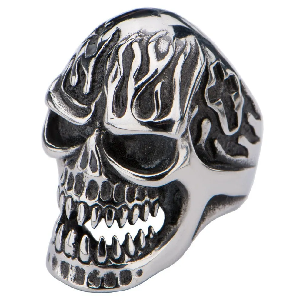 Under the Graveyard' Big, Bold & Heavy Skull Ring (#139)