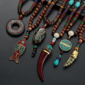 Unisex Handmade Beads Pendant