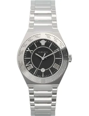 Versace Landmark Quartz Black Dial Ladies Watch VEAX00218