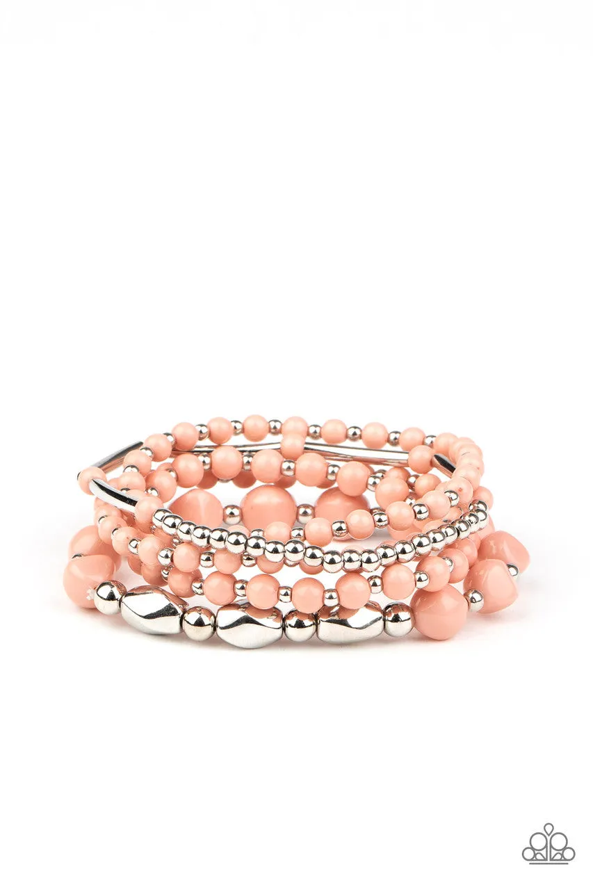 Vibrantly Vintage Pink Paparazzi Bracelet