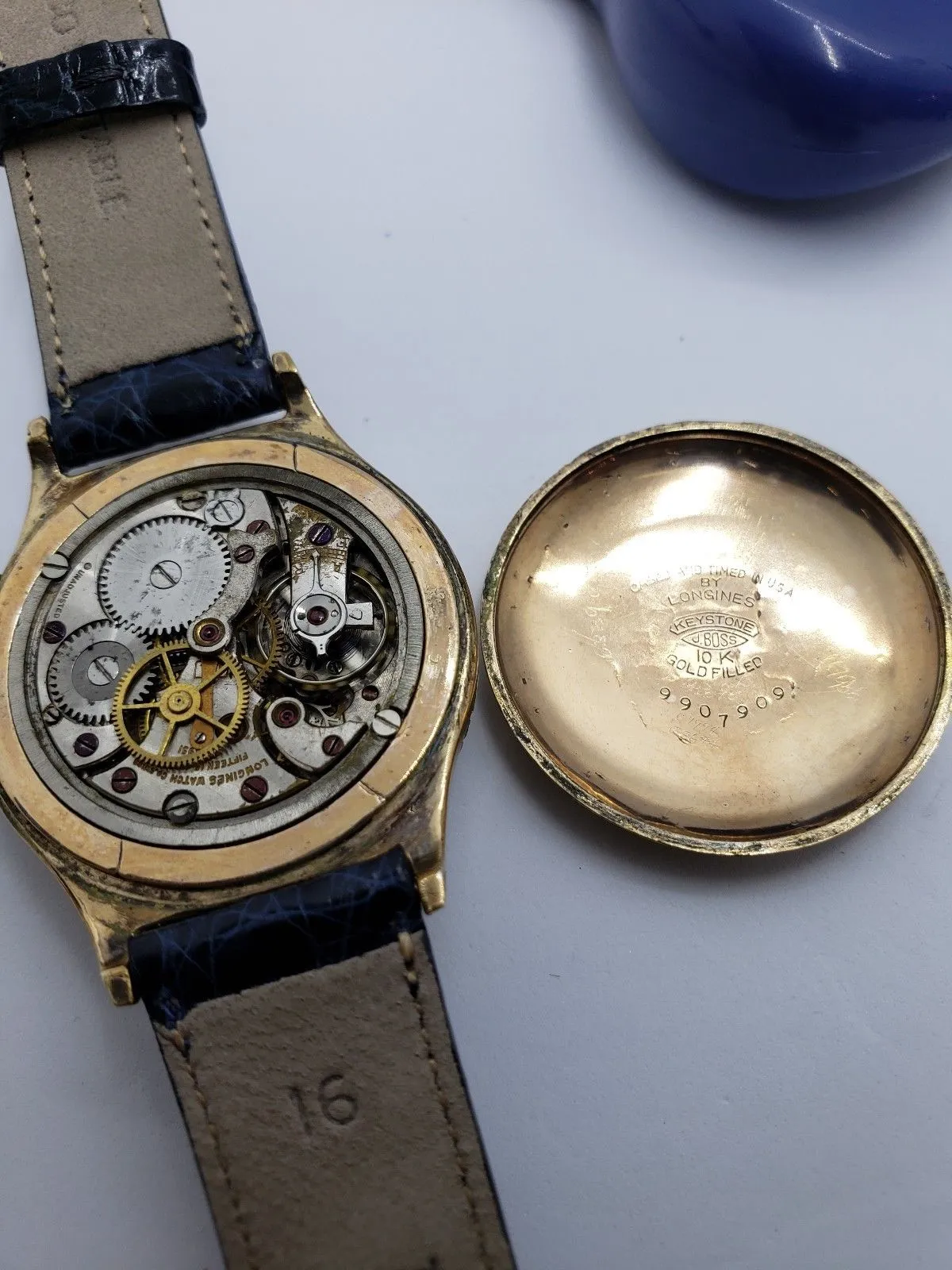 Vintage 1939 Longines Lindbergh Hour Angle 10.68Z WWII Military Pilot Watch CPO