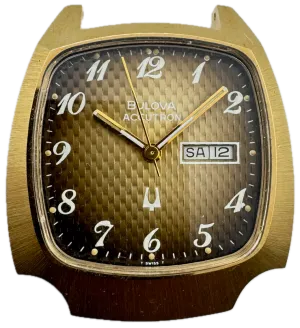 Vintage 36mm 1978 Bulova 3750 Railroad Approved Men's Quartz Wristwatch Swiss