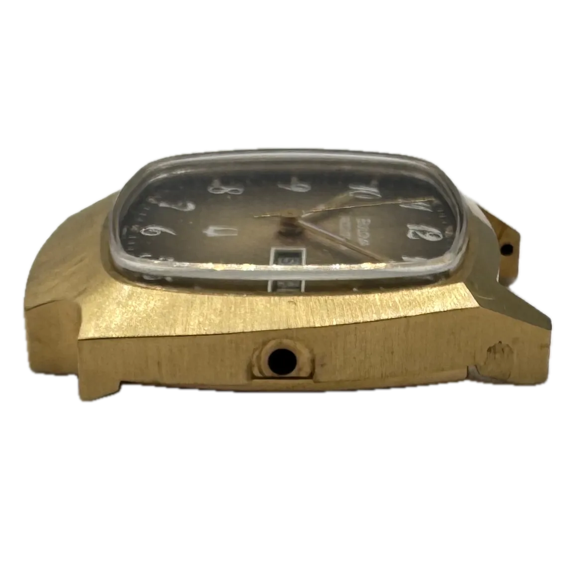 Vintage 36mm 1978 Bulova 3750 Railroad Approved Men's Quartz Wristwatch Swiss