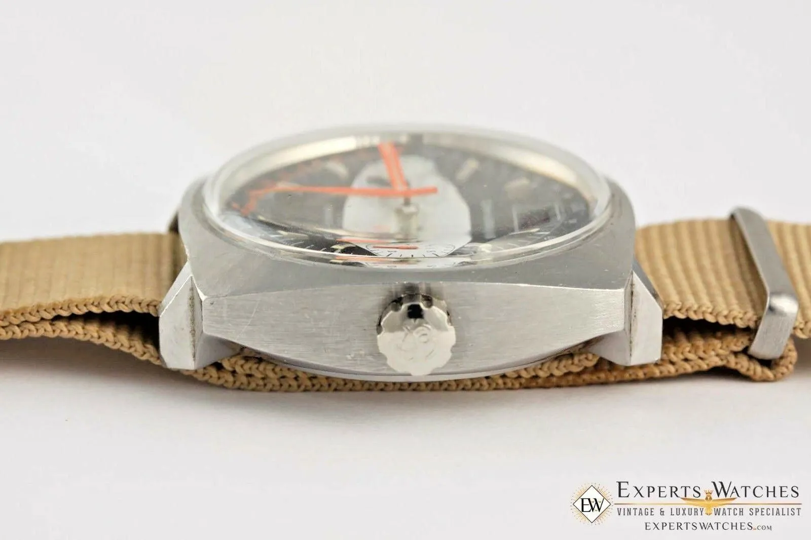 Vintage BREITLING Chrono-Matic 2111 Calibre 11 Chronograph Automatic Panda Watch