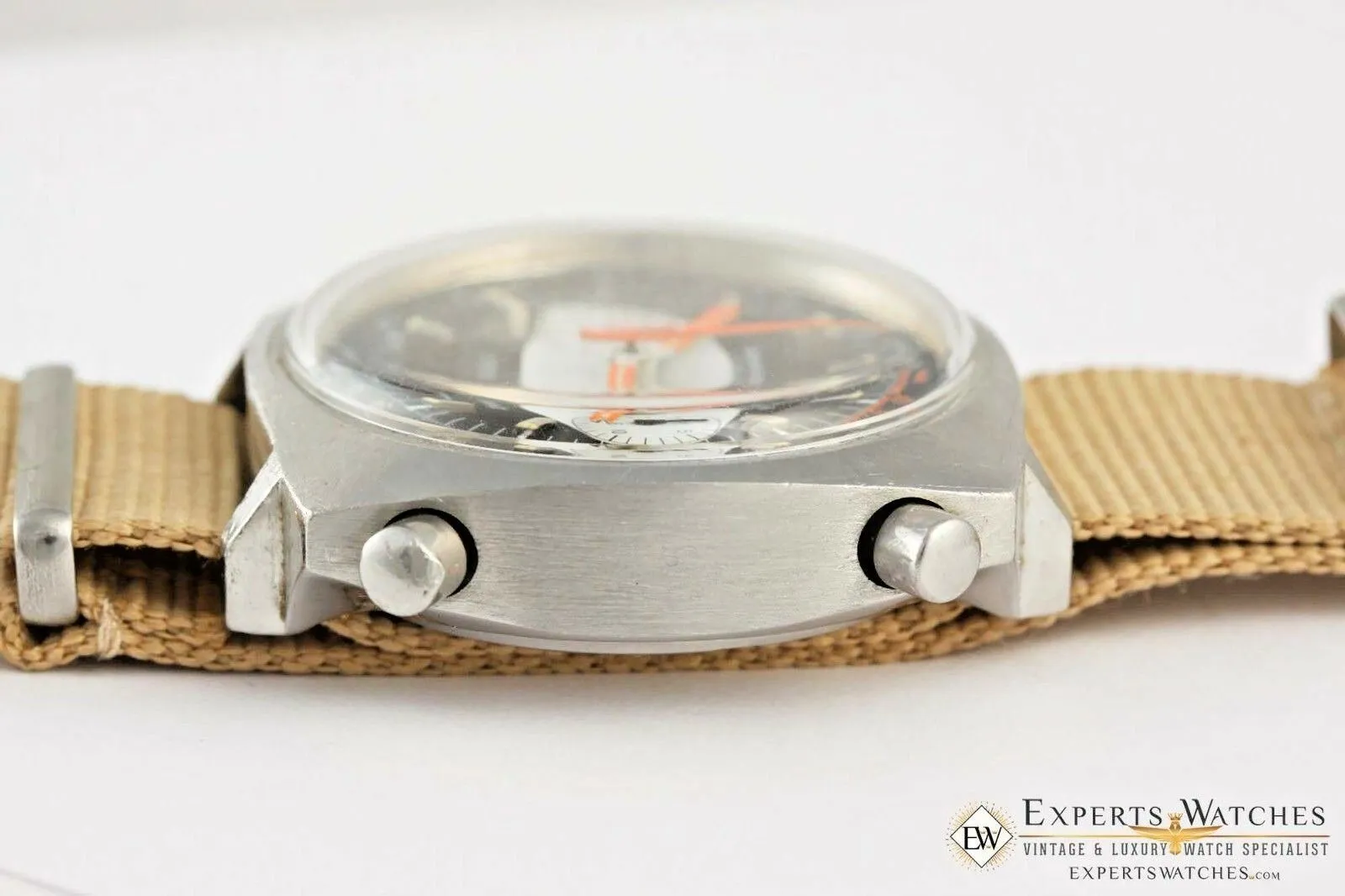 Vintage BREITLING Chrono-Matic 2111 Calibre 11 Chronograph Automatic Panda Watch