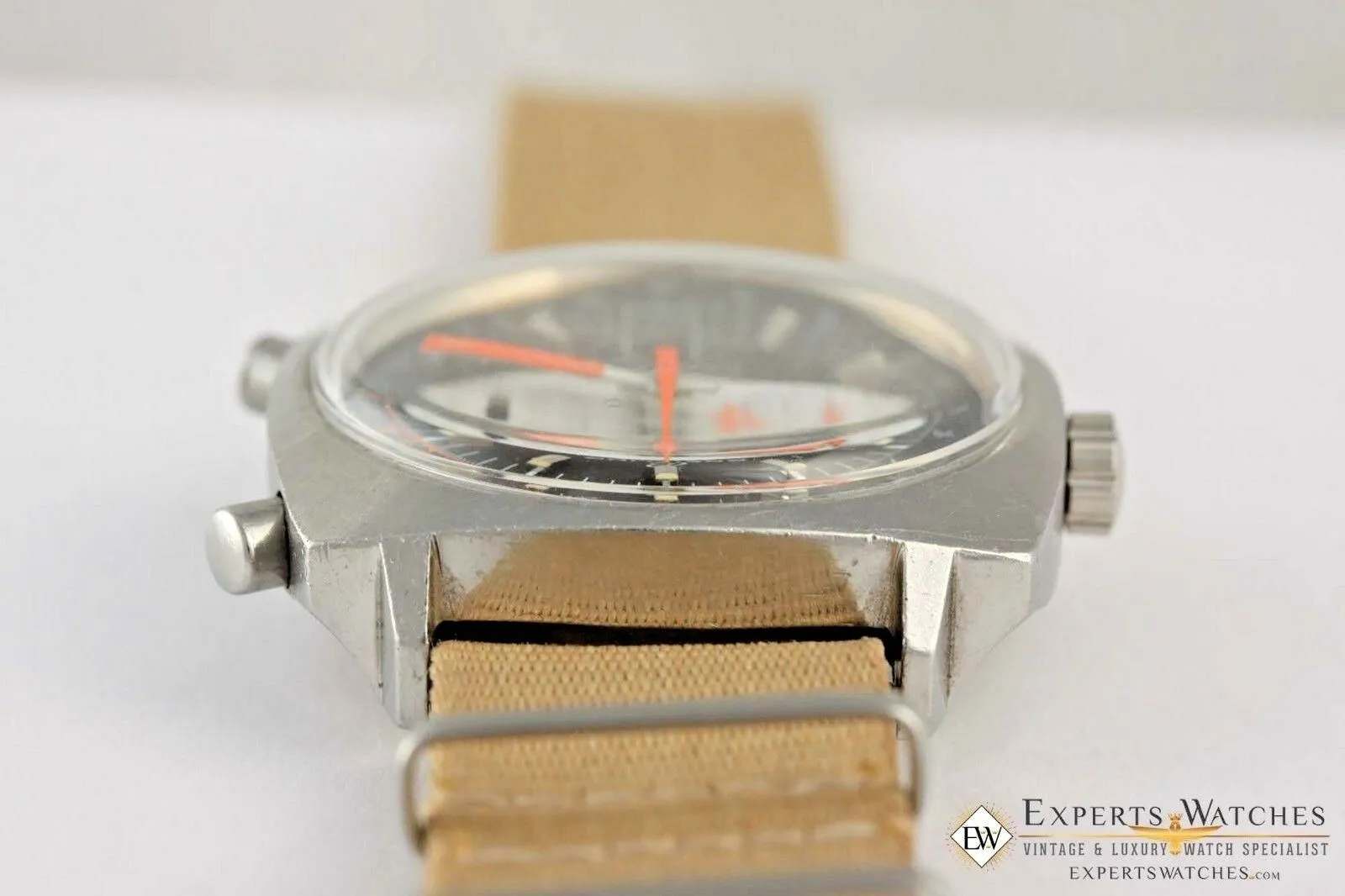 Vintage BREITLING Chrono-Matic 2111 Calibre 11 Chronograph Automatic Panda Watch
