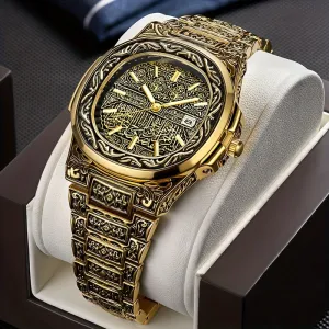 Vintage Bronze Mens Business Watch