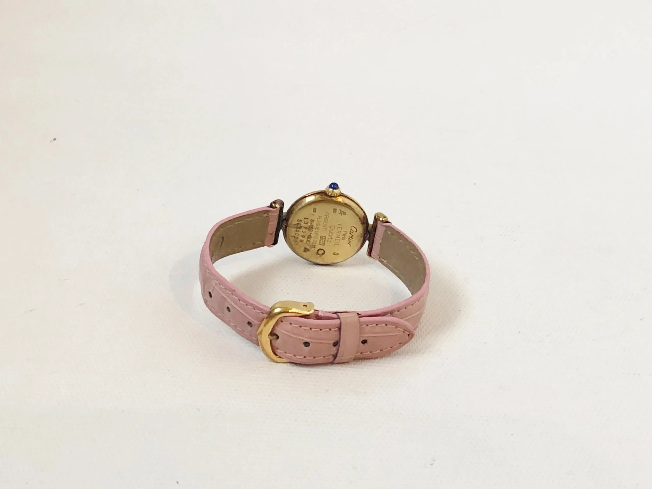 Vintage Cartier Must De Cartier Watch W/Two Straps