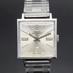 Vintage Cimeqa Wristwatch Swiss Made Caliber EB 8800 Sunburst Dial Watch