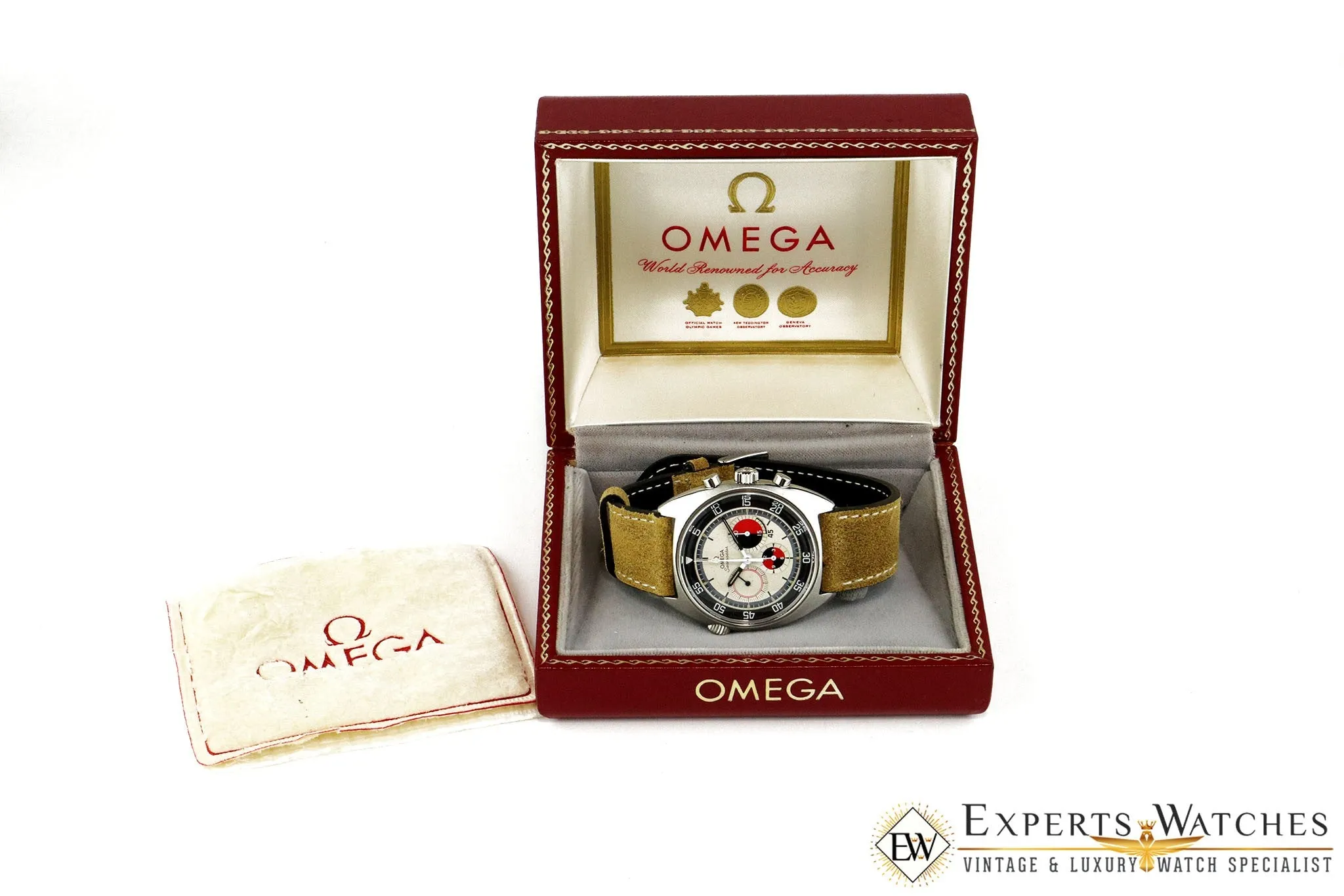 Vintage Factory Serviced Omega SeaMaster Soccer Timer 145.019 Chronograph Watch