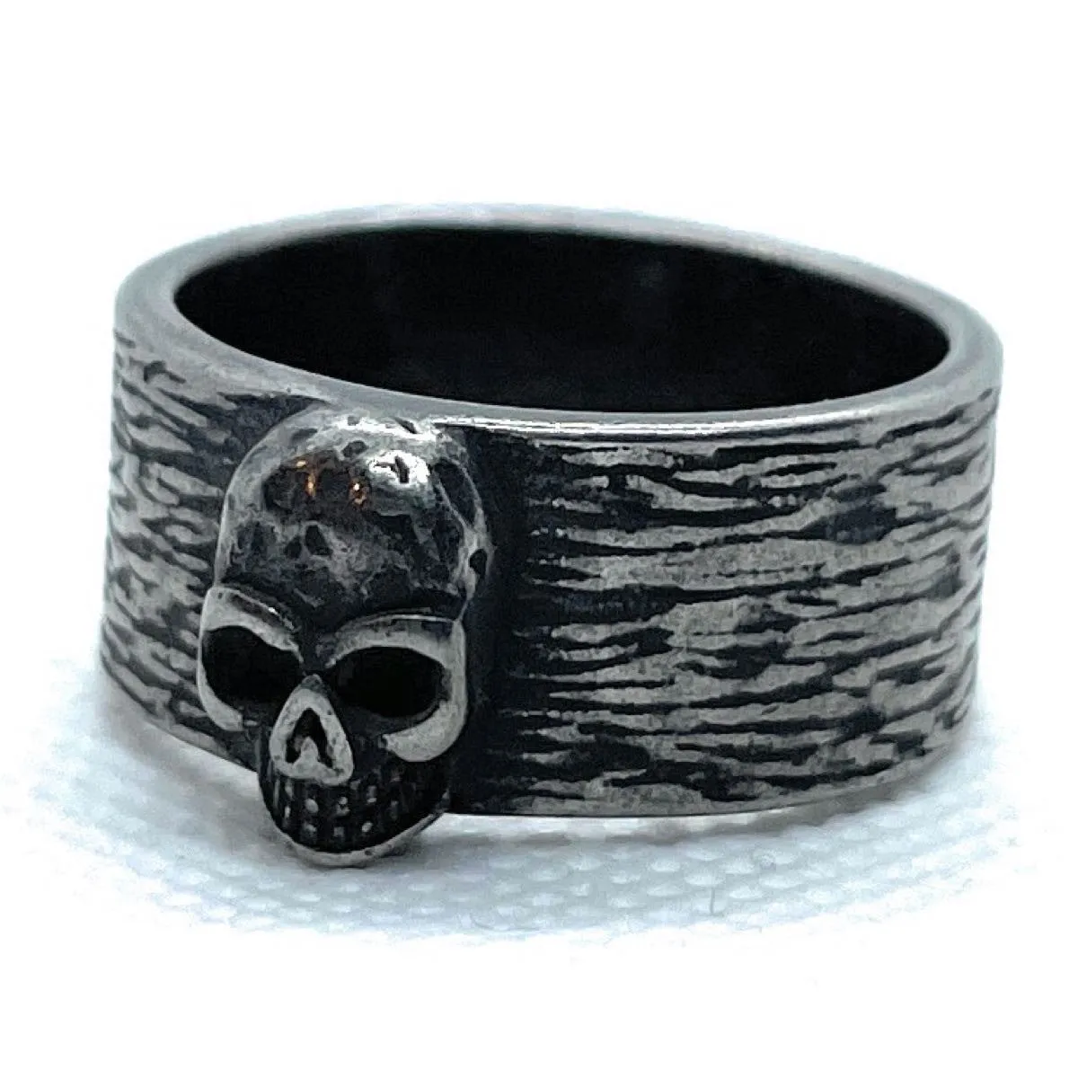 Vintage Outlaw Skull Ring (#c410)