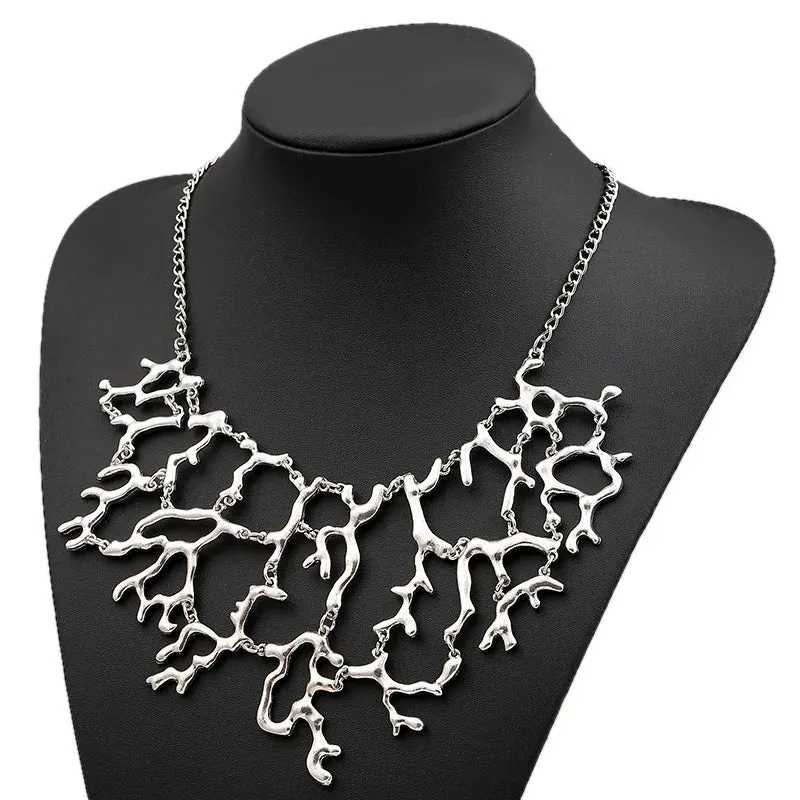 Vintage Splicing Tree Branch Necklace