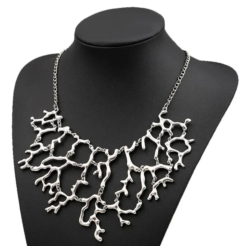 Vintage Splicing Tree Branch Necklace