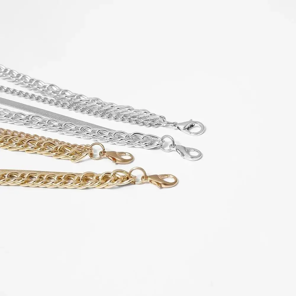 Vintage Style Multilayers Human Head Coin Pendant Necklaces For Women And Girls -Thick Chain Necklace Jewelry