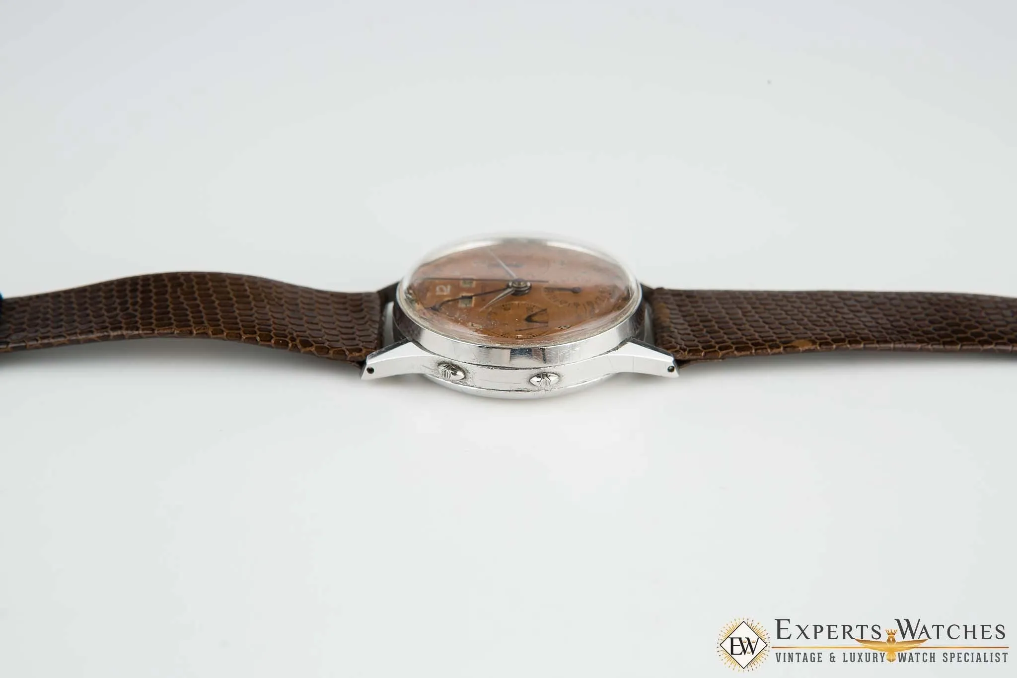 Vintage Wittnauer Tropical Valjoux 72C Triple Date Calendar Chronograph Watch