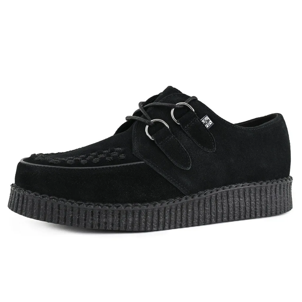 Viva Low Creeper Black Suede