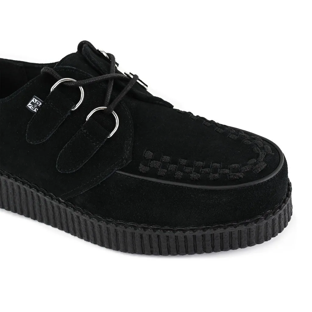Viva Low Creeper Black Suede