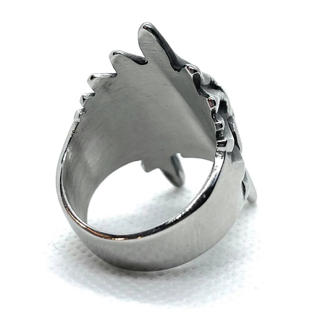 Washakie - Indian Warrior Skull Ring (#236)