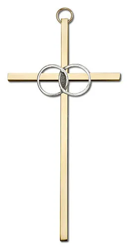 Wedding Rings Cross Wall Cross