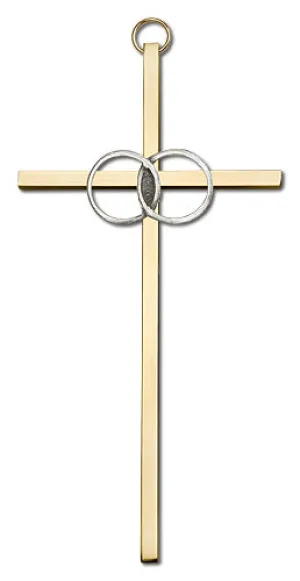 Wedding Rings Cross Wall Cross