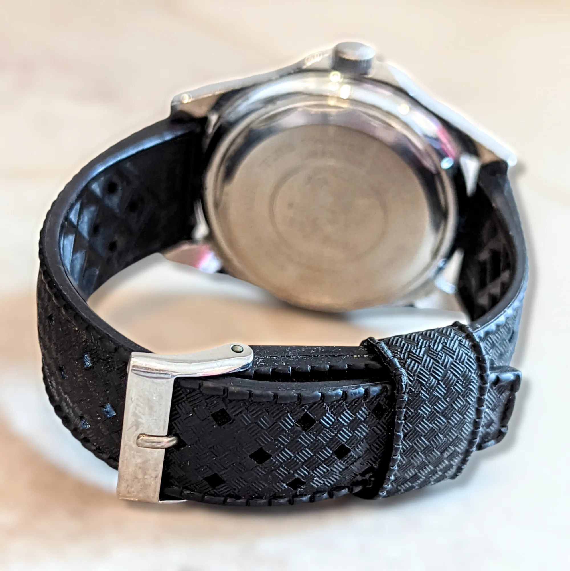 WESTCLOX Dual Bezel Diver Watch World Timer Wristwatch 17 Jewels