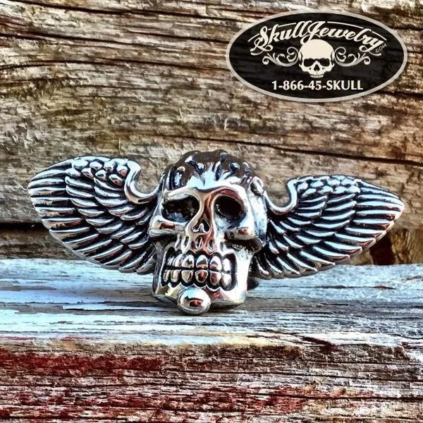 Where To Now Saint Peter - Big, Bold & Heavy Skull Ring (#316)