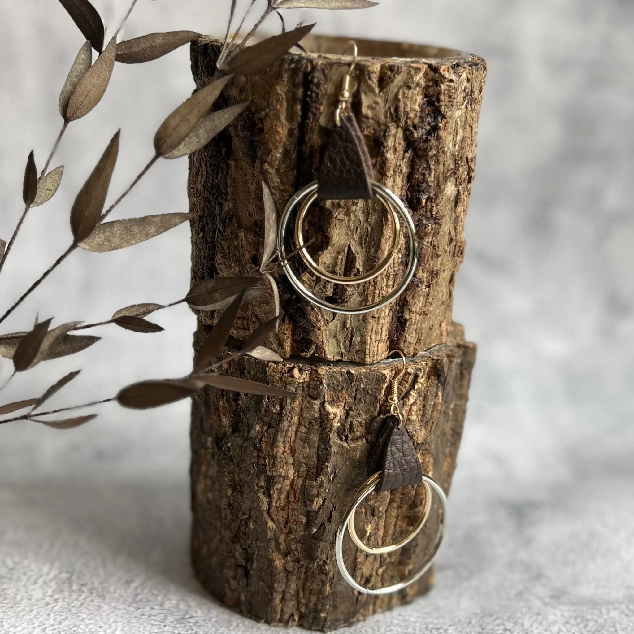 Wild Spirit Circular Ring Earrings