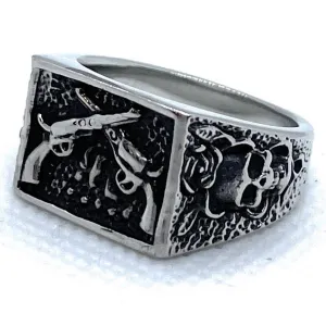 Wild, Wild, West - Guns/Skull Ring (#046)